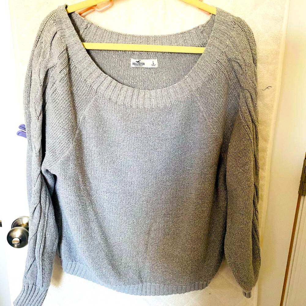 Hollister Grey Mul Mul Sweater
